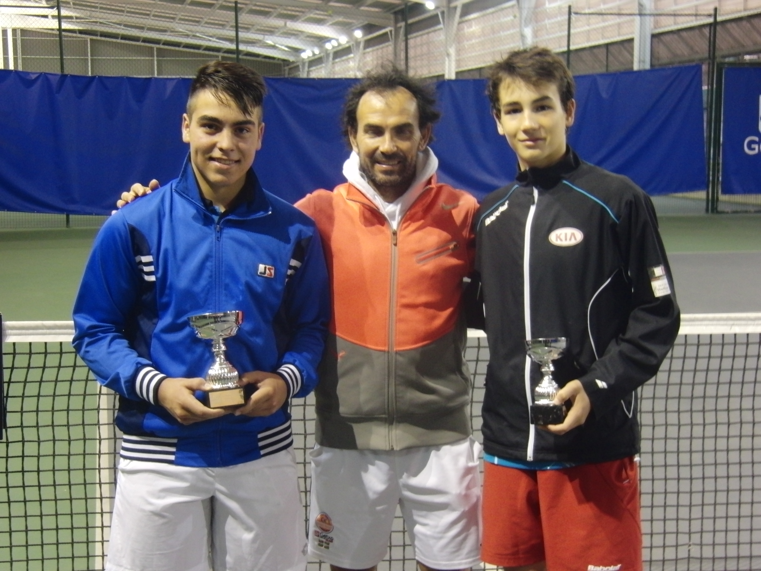 Los ganadores del I Torneo Ibarreta Tenis Club de Barakaldo