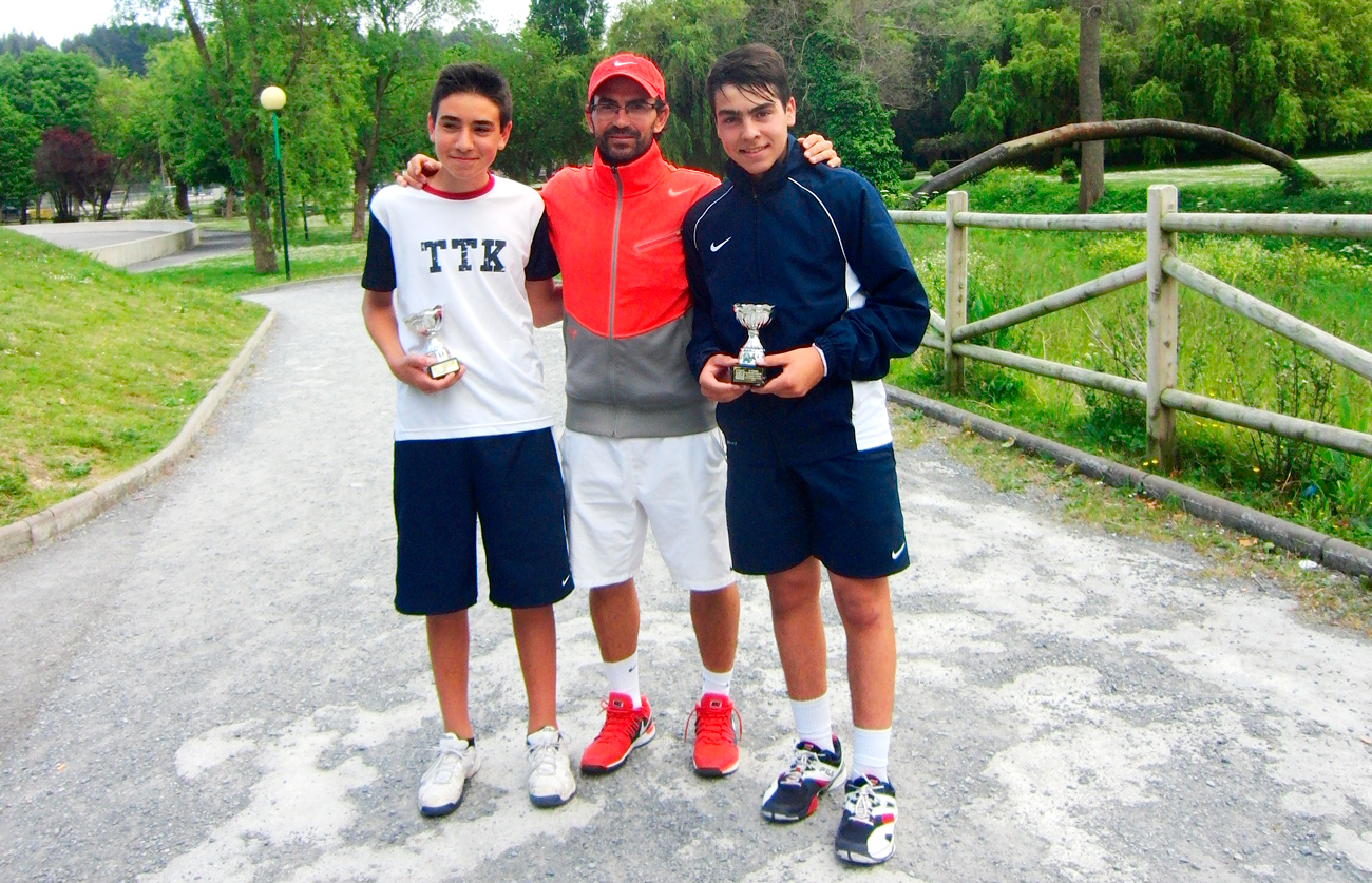 Campeones del Campeonato infantil de tenis Playas de Getxo de 2014
